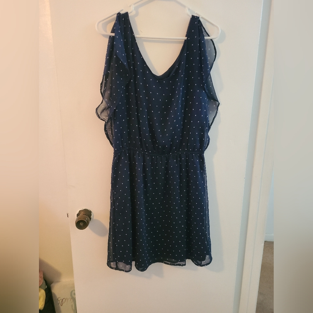 GAP large starry night mini dress
